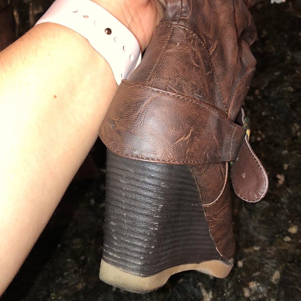 Rue 21 side zip boots Size 7/8 - Picture 5 of 6